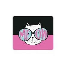 OTM Essentials Black Mouse Pad, Meow (OP-MH-Z066A)