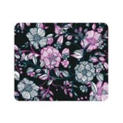 OTM Essentials Black Mouse Pad, Flower Lace (OP-MH-Z073A)