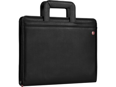 Wenger Venture Vinyl Padfolio, Black (601389)