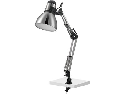 V-Light Incandescent Desk Lamp, 22H, Nickel (VS01116SETB)