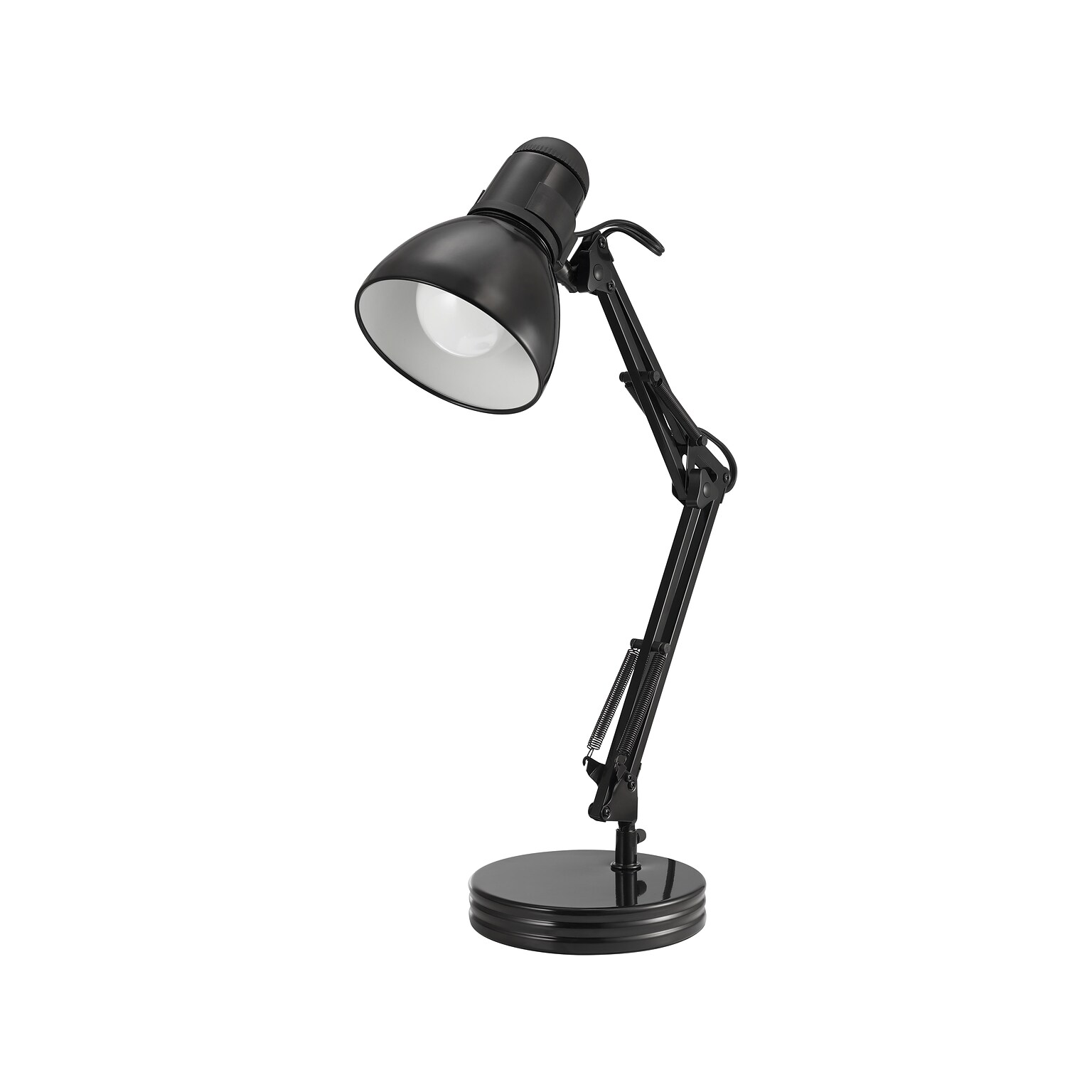 V-Light Incandescent Desk Lamp, 22H, Black (VS01116SETB)