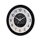 Tempus Wall Clock, 12"Dia. (TC1236728B)