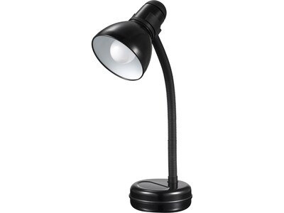 V-Light Incandescent Desk Lamp, 18H, Black (VS408161B)