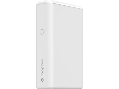 mophie power boost USB Portable Battery for Universal, 5200mAh, White (4058_PWR-BOOST-5.2K-WHT)
