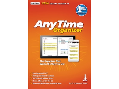 Individual Software AnyTime Organizer Deluxe 16 for 1 User, Windows, CD (IND945800F033)