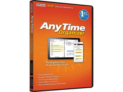 Individual Software AnyTime Organizer Deluxe 16 for 1 User, Windows, CD (IND945800F033)