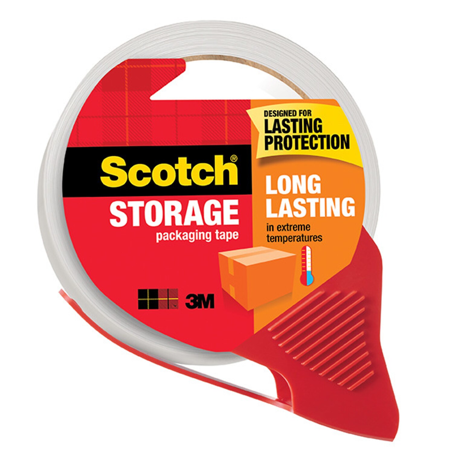 Scotch® Long Lasting Storage Packing Tape with Refillable Dispenser, 1.88 x 38.2 yds., Clear (3650S-RD)