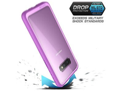 SUPCASE Unicorn Beetle Style Purple Cover for Samsung Galaxy S10e (SUP-Galaxy-S10lite-UBStyle-Purple)