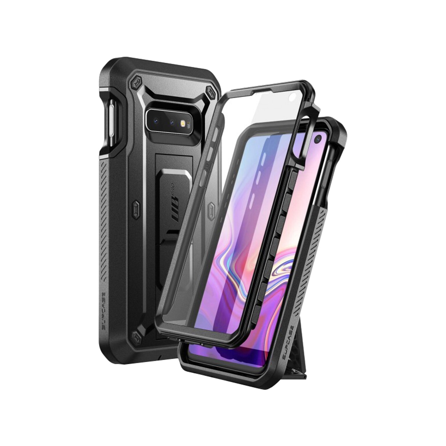 SUPCASE Unicorn Beetle Pro Black Rugged Case for Samsung Galaxy S10e (SUP-Galaxy-S10Lite-UBPro-SP-Black)