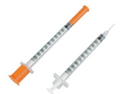 Exel Insulin Syringe With Needle; U-100 29G x 1/2", 100/box
