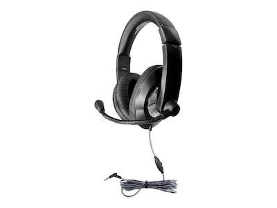 Hamilton Buhl Smart-Trek Deluxe Stereo Phone Headset, Over-the-Ear, Black (ST2BK)