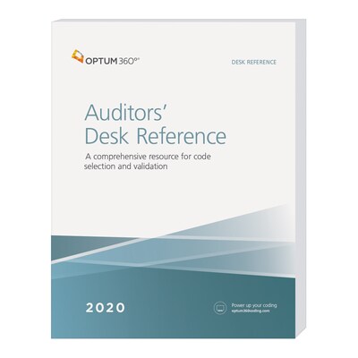 Optum360 Auditors Desk Reference  2020, Softbound (AUDR20)
