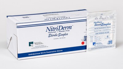 Innovative Nitriderm™ Sterile Powder-Free Nitrile Exam Gloves; XL, 100/Box
