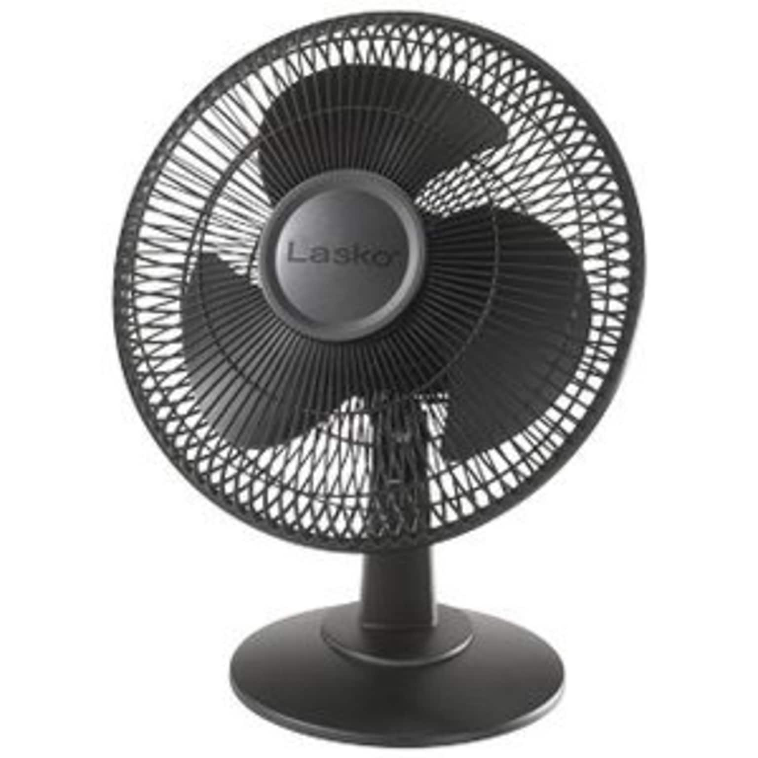 Lasko 16.5 3-Speed Portable Fan, Black (2017)