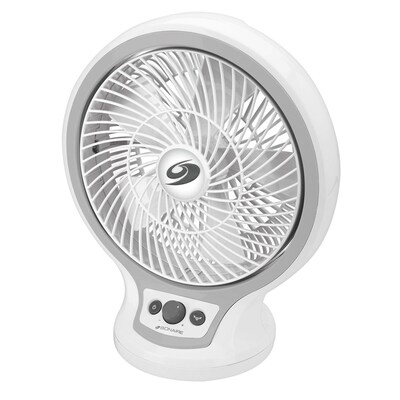 Bionaire® 10" Table Fan Circulator with Infinite Speed Control, White (BDF1011AGU)