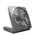 O2Cool® 10 Portable Fan with AC Adapter, Cool Gray (FD10101A)
