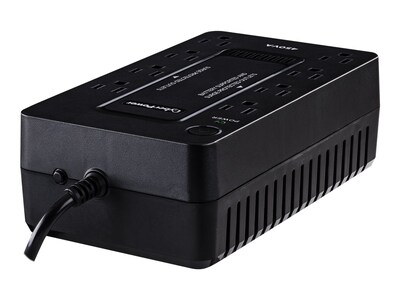CyberPower 450 VA Battery Backup UPS, 8-Outlets, Black (SE450G1)