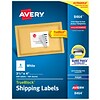 Avery TrueBlock Inkjet Shipping Labels, 3-1/3 x 4, White, 6 Labels/Sheet, 100 Sheets/Box (8464)