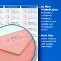 Avery Matte Clear Return Address Labels, Sure Feed Technology, Inkjet, 1/2 x 1-3/4, 800 Labels (18
