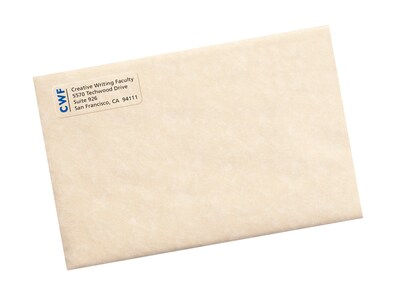 Avery Easy Peel Inkjet Return Address Labels, 2/3" x 1-3/4", Clear, 60 Labels/Sheet, 10 Sheets/Pack, 600 Labels/Pack (18695)