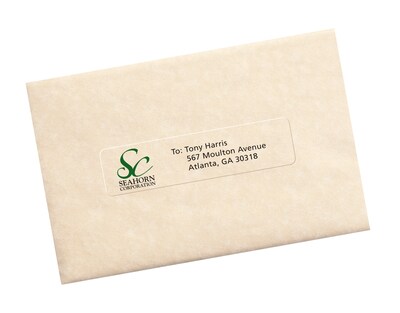 Avery Easy Peel Inkjet Address Labels, 1" x 4", Clear, 20 Labels/Sheet, 10 Sheets/Pack, 200 Labels/Pack (18661)