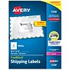 Avery TrueBlock Laser Shipping Labels, Sure Feed Technology, 3.5 x 5, White, 400 Labels Per Pack (