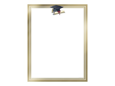 Great Papers Accomplishment Certificates, 8.5 x 11, White/Gold, 40/Pack (2019009)