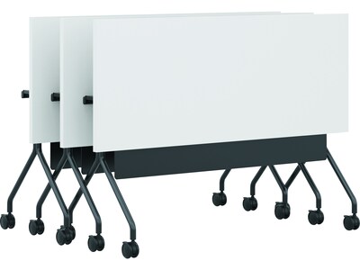 HON Universal Modesty 9.62"H x 38"W Steel Non-Tackable Panel, Black (HONMTUMOD38P)