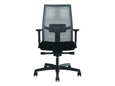 HON Ignition 2.0 Mesh Back Fabric Task Chair, Black (HONI2MRL2AC10KC)