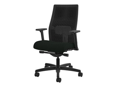 HON Ignition 2.0 Mesh Back Fabric Task Chair, Black (HONI2MRL2AC10KC)