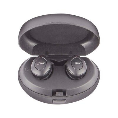 Altec Lansing True Evo + Wireless Bluetooth Earbuds, Black (MZX659-BLK)