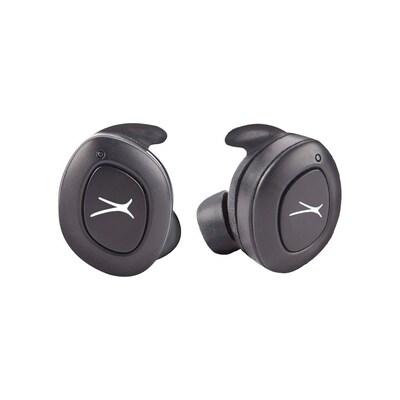 Altec Lansing True Evo + Wireless Bluetooth Earbuds, Black (MZX659-BLK)