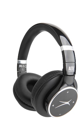 Altec Lansing 007 Wireless Bluetooth Headphones, Black (MZX007-BLK)