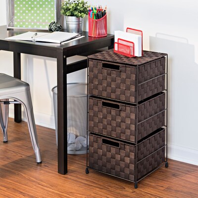 Honey Can Do 3 Drawer Chest , espresso ( OFC-03714 )