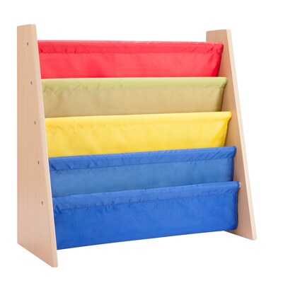 Honey-Can-Do Book Rack Primary, Natural (SHF-05077)