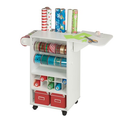 Honey Can Do rolling craft storage cart, white ( CRT-06343 )
