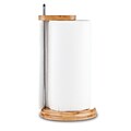 Honey Can Do bamboo paper towel holder, bamboo / stainless ( KCH-06528 )