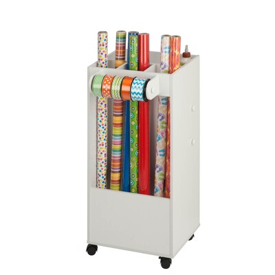 Honey Can Do craft storage with fabric bin, white ( CRT-06342 )