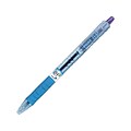 Pilot B2P Bottle 2 Pen Retractable Ballpoint Pens, Medium Point, Purple Ink, Dozen (34821)