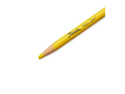 Peel-Off China Markers, Yellow, Dozen