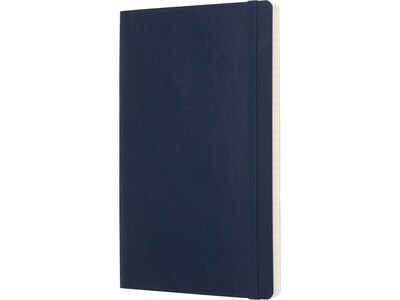 Moleskine Classic Notebook, Hard Cover, Large, 5 x 8.25, Unruled, 120 Sheets, Sapphire Blue (89368
