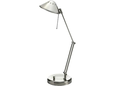 V-Light Halogen Desk Lamp, 15, Silver (VSD102BNR)