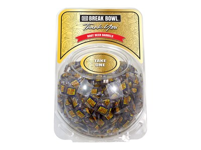 Break Bowl Old Fashioned Root Beer Barrels Hard Candy, Root Beer, 40 oz., 2/Pack (600-S0126)