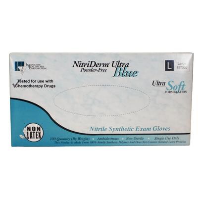 Innovative Nitriderm™ Nitrile Synthetic Powder-Free Exam Gloves; L, 100/Box