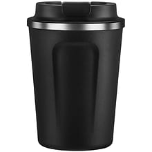 Asobu 13-ounce Cafe Compact Insulated Travel Mug, black (Bf22bk)