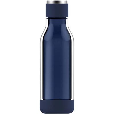 Asobu Gt50b 17-ounce Inner Peace Glass Water Bottle (blue)