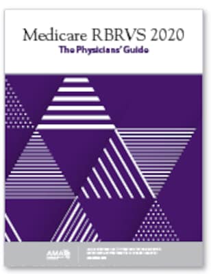 AMA Medicare RBRVS 2020: The Physicians Guide, Softbound (OP059620)