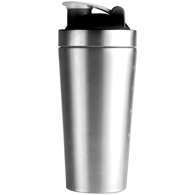 ASOBU Shake It Baby Stainless Steel Shaker Bottle, 30 oz., Black (SSB25SM)