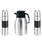 Brentwood Appliances 40oz. Stainless Steel Coffee Carafe/16oz Stainless Steel Coffee Thermoses, Blac