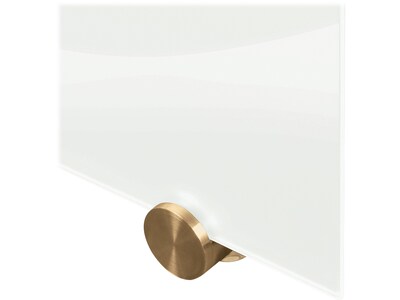 MooreCo Visionary Dry Erase Mount, Brass, 4/Set (B574V)